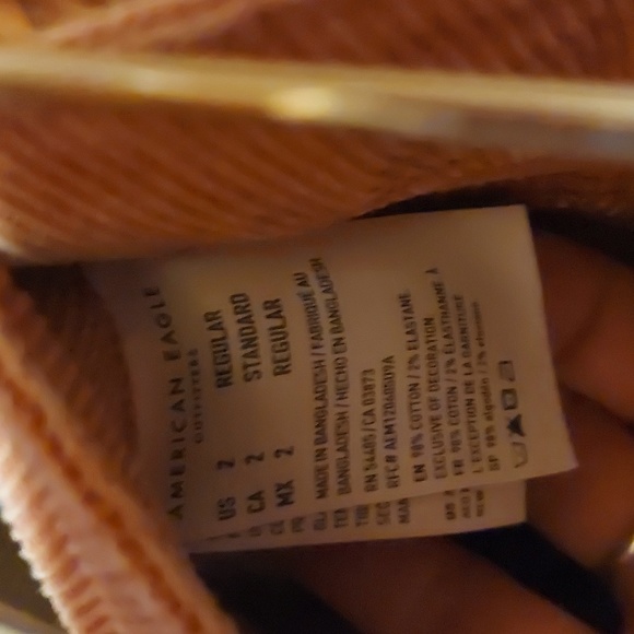 Mom's straight jean cords sz 2 - Picture 3 of 4